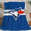 Toronto Blue Jays Baseball Blanket Blanket for Couch Sofa Travel Home Hiking Picni Bed Beding Flannel Blanket birthday gift