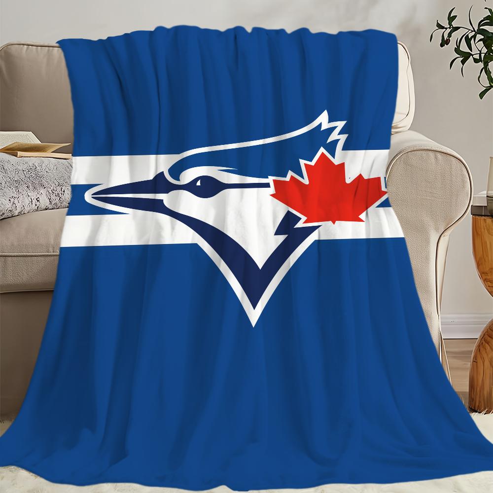Toronto Blue Jays Baseball Blanket Blanket for Couch Sofa Travel Home Hiking Picni Bed Beding Flannel Blanket birthday gift
