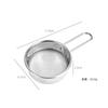 Mini Flour Sieve Stainless Steel Handheld Fine Mesh Flour Sifter Sugar Cocoa Matcha Powder Flour Colander for Kitchen Baking