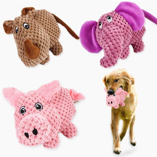 Jucărie Amuzantă de Durabilitate pentru Mestecat Molar Animal de Companie Câine Pisică Pluș Sunet Scârțâitor Jucării