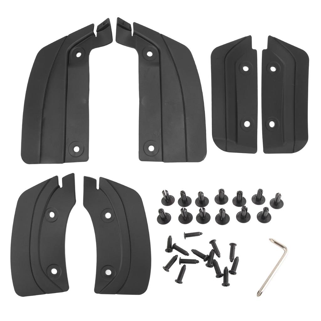 6 Pcs Car Mud Flaps PVC Wheel Splash Mud Guard Mudflaps Kit Replacement for Tesla Model 3 2018 To 2023