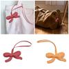 Leather Bowknot Keychain Purse Charm Fashionable Bag Accessories Bag Pendant PU Texture Suitable for Women Girls Present