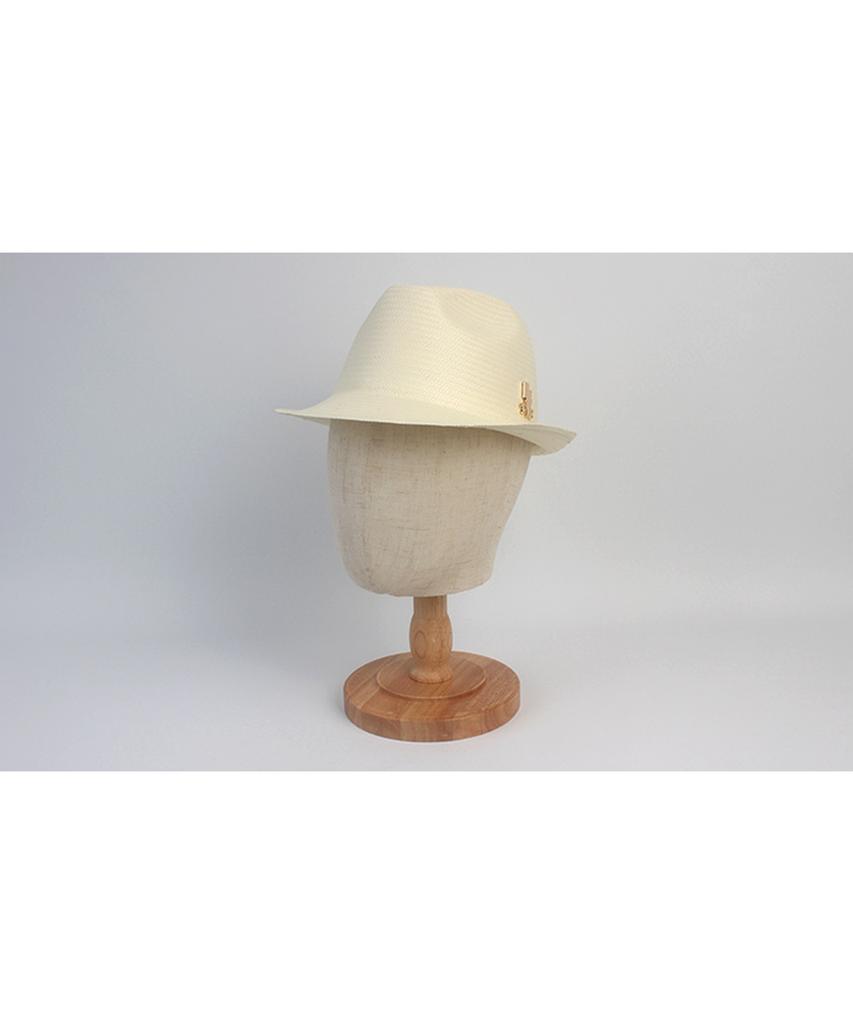 Yunibeosyeolkemiseuteuli Bu Gentle Simple Ivory Fedora Summer Hat