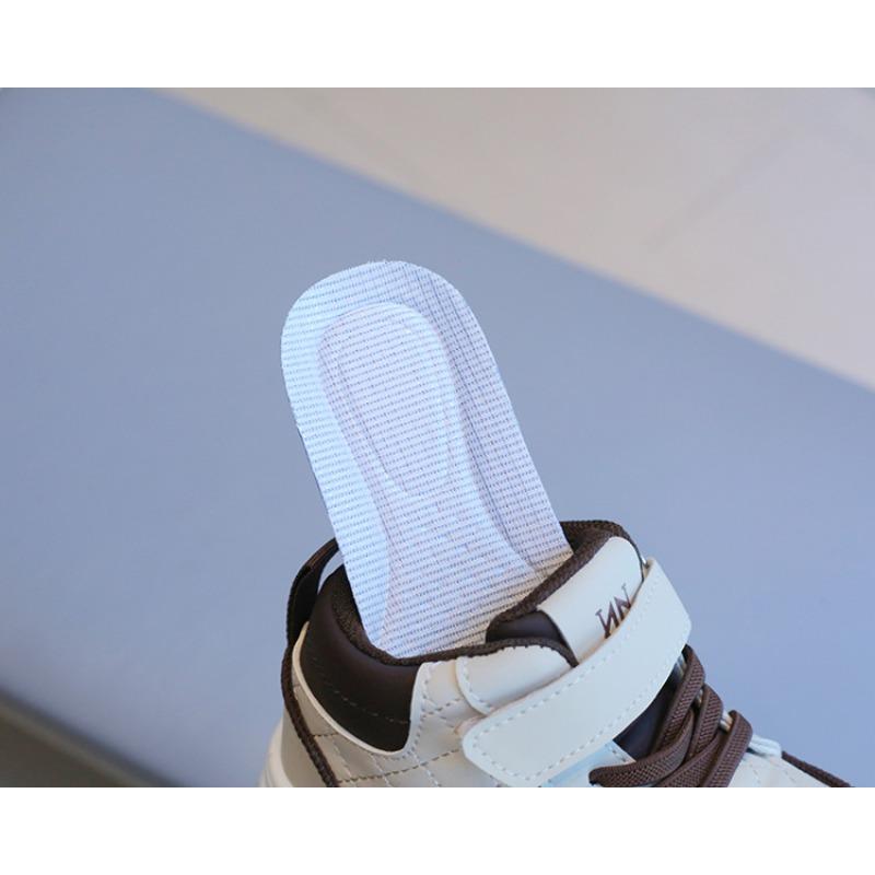 Children's Sports Shoes - New Spring/Autumn Casual High-Top Skate Shoes for Boys, White Sneakers for Girls, Soft-Soled Shoes for Toddlers