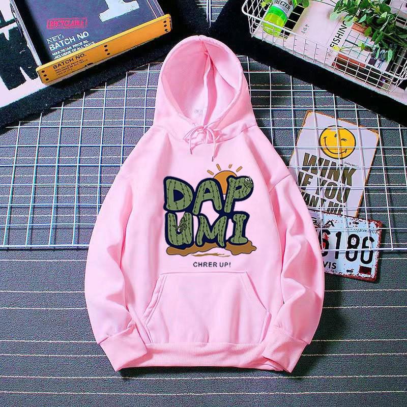 Women's Autumn/Winter Casual Versatile Plus Velvet Hooded Sweatshirt - Loose Long Sleeve Top