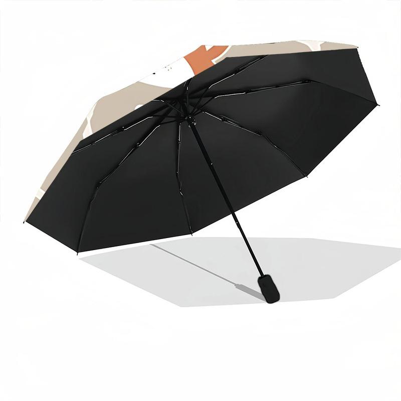 1pc Corgi Pattern Automatic Folding Umbrella. Portable Collapsible Design, Best Birthday Festival Gift Yy250924137
