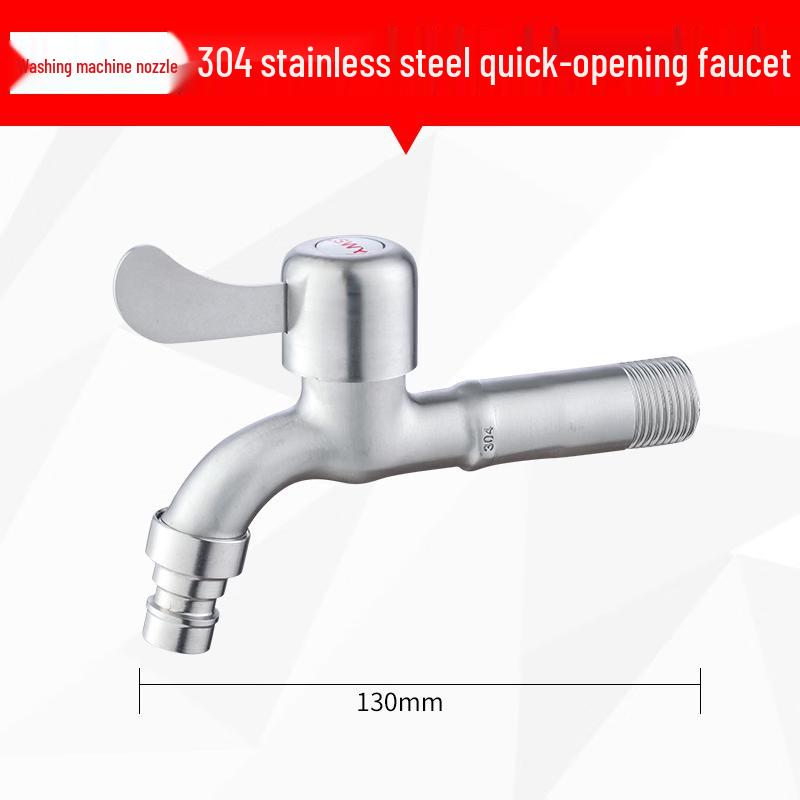 miflame 304 Stainless Steel Bathroom Faucet 4-point