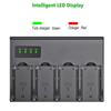 4 Slots Camera Battery Charger for Sony NP-F330 NP-F550 NP-F570 NP-F750 NP-F770 NP-F960 NP-F970 NP-F930 NP-FM500H Battery