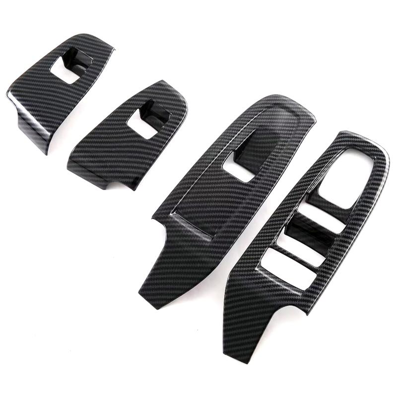 For Subaru Crosstrek Gu 2024 Car Accessories Abs Door Window Lift Switch Adorn And Handle Bowl Trim