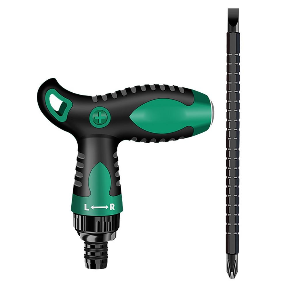 

Adjustable TType Ratchet Screwdriver for Easy Access to Hard to Reach Areas