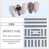 Nail Art Sticker Uniform Plaid Decoration Small Pattern Adhesive Nail Art Sticker Plaid Nail Sticker