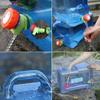 5L 8L Car Portable Handheld Water Container PC Outdoor Self-Driving Tour With Faucet Camping Square Barrel Plastic Storage Bucke