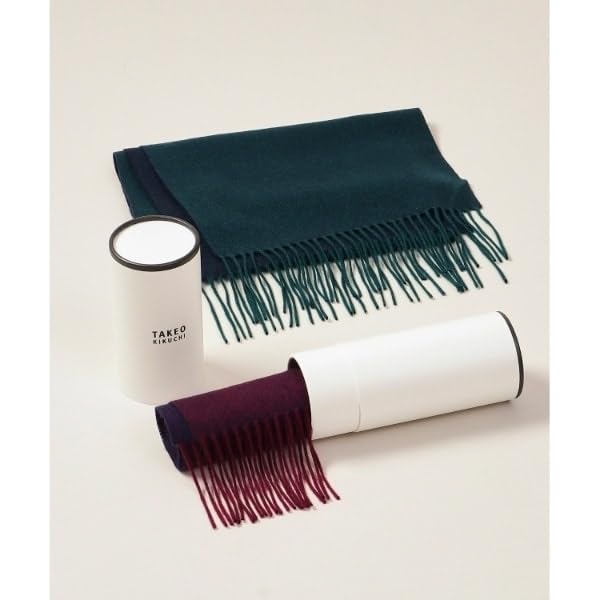 Takeo Kikuchi Cashmere Solid River Cashmere Navy 00 100% Stole/Scarf, Pattern, Color-Combo Scarf, G8701093, Men's, (093), (FREE)