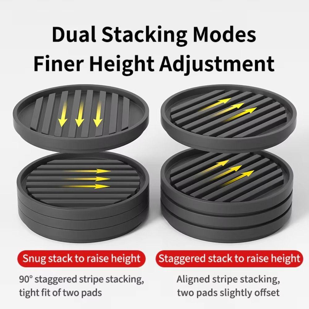 Round Shape Furniture Coasters Anti-Slip Design Chair Feet Stoppers Sofas