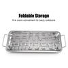 BBQ Beef Chicken Leg Wing Grill Stainless Steel Folde Drumsticks Holder Oven Roaster Stand with Drip Pan Tools