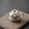 110ml Chinese Small Capacity Handmade Ceramic Teapots Hand-painted Flower Porcelain Tea Pot Household Kettle Travel Tea Set