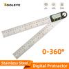 Digital Protractor Goniometer Electronic Carpenter Tools Goniometro Angle Finder Multi Angle Measuring Ruler Digital Angle Meter