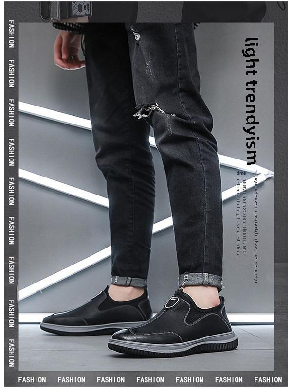 2025 Jaro Pánské Měkká Kůže Ležérní Prodyšné Řidičské Boty