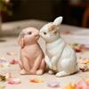 Food Grade Silicone Easters Sitting Rabbits Mould For Candle Making Home Decoration Craft Art