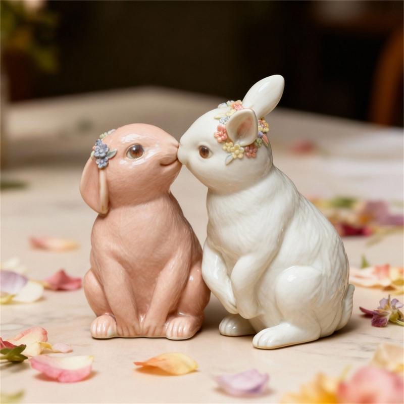 Food Grade Silicone Easters Sitting Rabbits Mould For Candle Making Home Decoration Craft Art