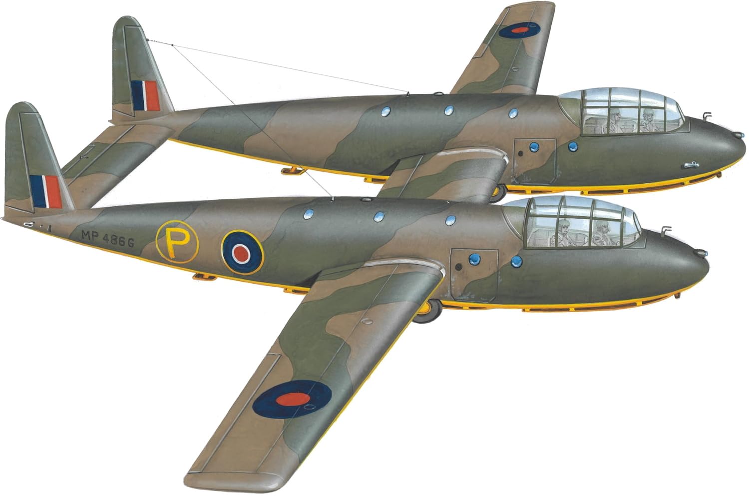 

CMK Британский планер-близнец GAL48B Hotspur Десантный смоляной набор 48CMP213 1/48 Mk.I (Самолет)