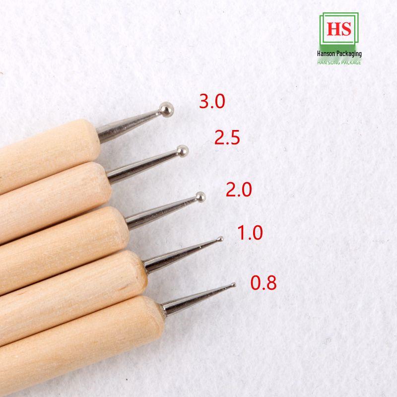 

Double-Ended Fineliner: Creasing, Indentation, Art & Clay Sculpting Tool Wooden Indentation Pen 1pc Random Size