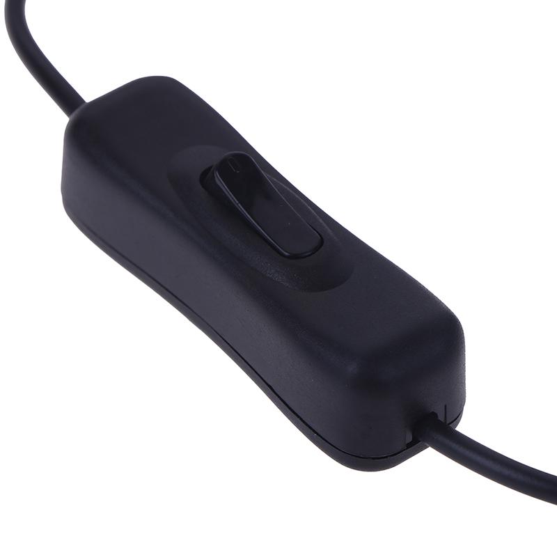 1Pc Usb-kabel Männlich Zu Weiblich Schalter Auf Aus-kabel Toggle Led Lampe Power Linie 2M