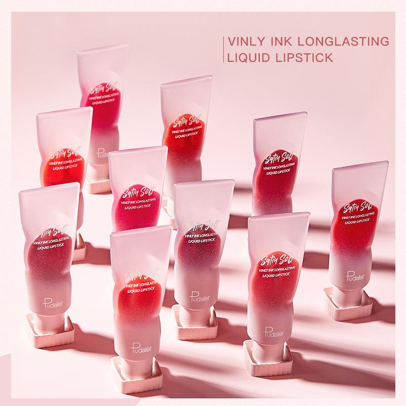 8 Farben Perlglanz Lipgloss Spiegel Aquarell Lipglaze Flüssiger Lippenstift Lack Leichter Lipgloss