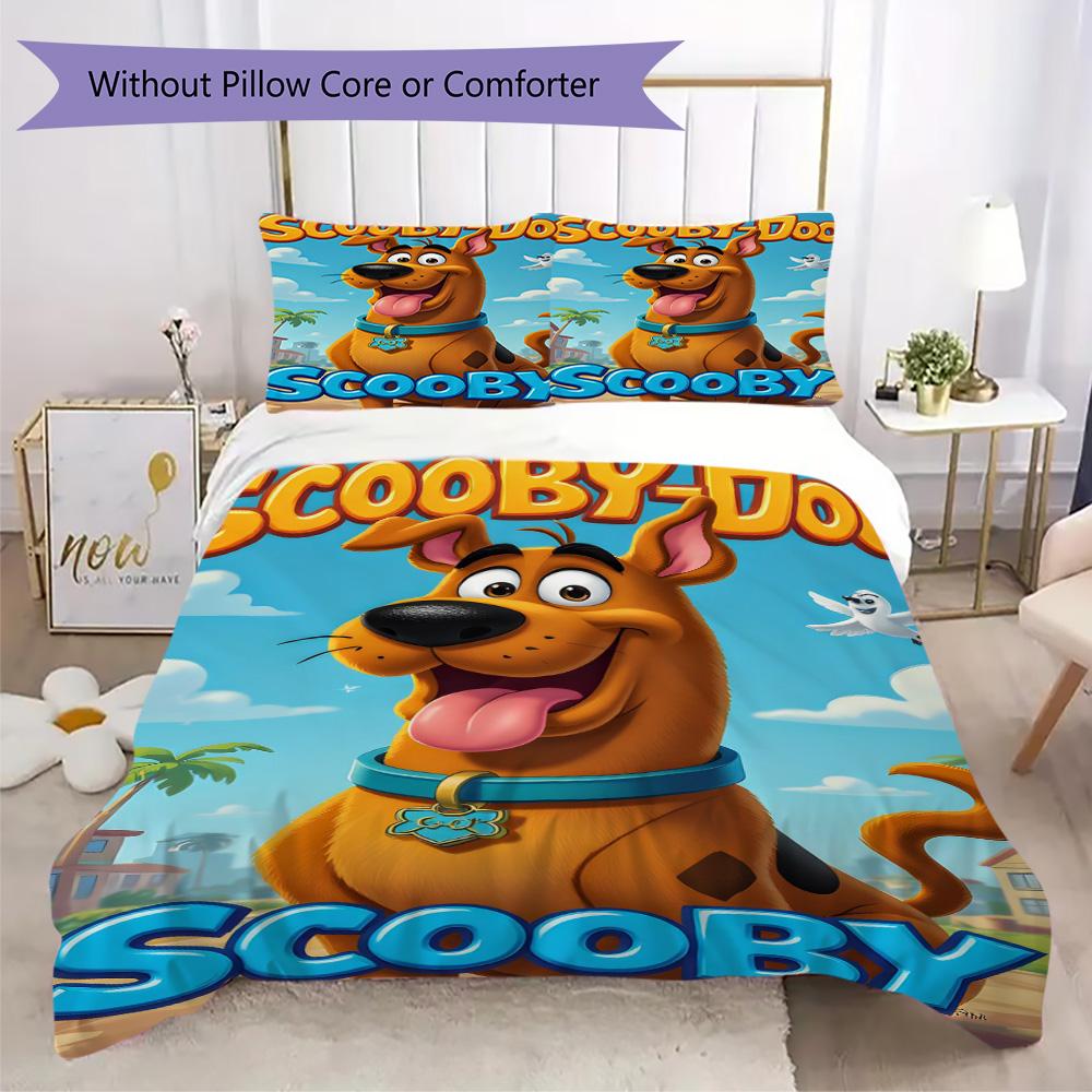 Halloween fantasy comedy adventure cartoon movie Scooby-Doo provides comfortable bedding covers and pillowcases for home use (without core) K11