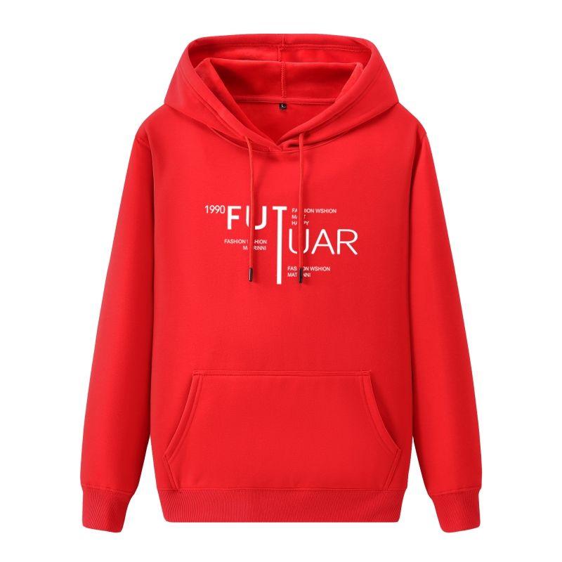 Warm Men's Hooded Sweatshirt Letters Designer Harajuku Fashion Overfit Cheap Y2k Vintage Streetwear Tops 90s Winter Male Hoodie