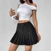 2026 Summer Y2K Hot Girl A-Line Pleated Skirt – Cross-Border Russian Women's Fashion