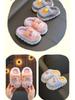 Children's Winter Cotton Slippers - Warm Non-slip Plush, Closed Heel Cartoon Fur for Boys, Girls, Toddlers, and Babies
