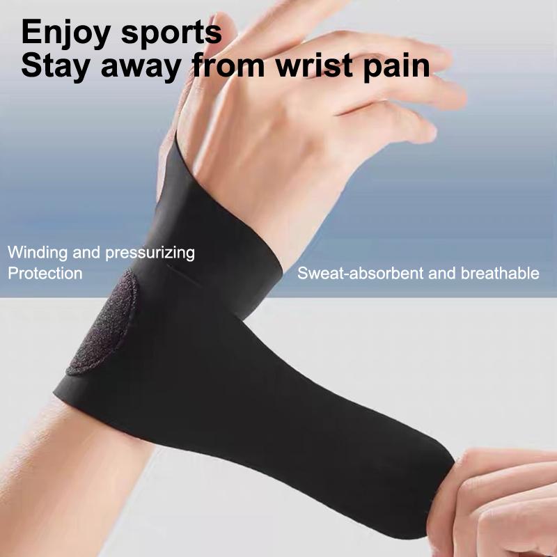 1/2Pcs Sports Compression Wrist Support Adjustable Wrap Perfect For Badminton Tennis Basketball Table Tennis Injury Recovery