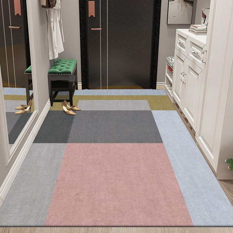 Home Floor Mat Entrance Carpet Bedroom Bedside Easy To Maintain Living Room Bathroom Simple Foot Mat
