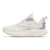 Anta Mian Mian Tan 2 Gel Technology Shock Absorption Wear Resistant Non Slip Low Top Running Shoes Women sneaker White Purple 922315546-1