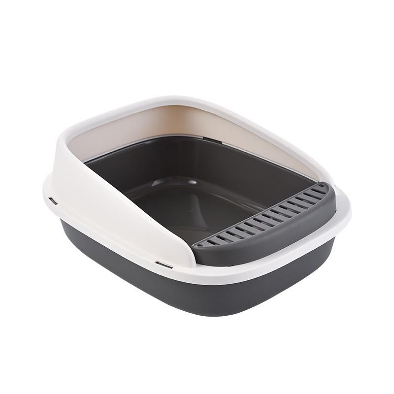 Medium-Large Anti-Splash Odor-Blocking Cat Litter Box for Kittens and Cats