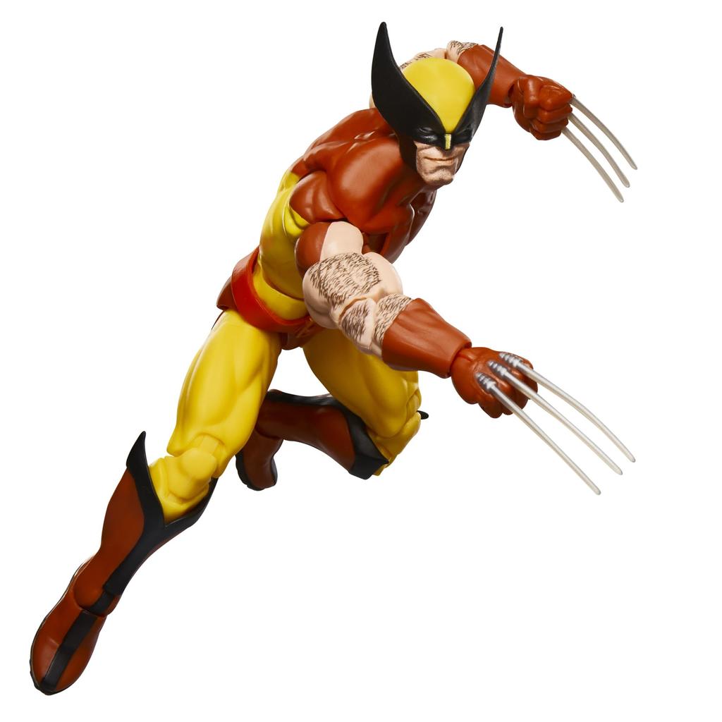 Hasbro Marvel Legends Series Wolverine and X-Men Retro Marvel Comics Secret Wars Collectible 6-Inch Action Figure with Shield (G0782) Authentic
