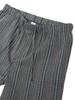 CLUB Sakazen Plus Size Shijira Weave Top and Bottom Jinbei Black X1 To B&T (B&T Club) Men's Yarn-Dyed Set, Loungewear, / (equivalent 3L-4L)