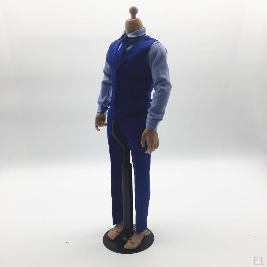 1/6 Male Waistcoat Gentlemen Suit For 12'' Action Figures Accessories