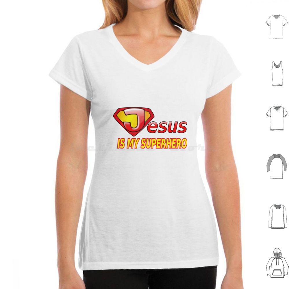 Jesus Ist Mein Superheld T-Shirt Baumwolle Herren Damen DIY Druck Jesus Ist Mein Superheld Jesus Christus Lustig Christlich Jesus Ist Mein