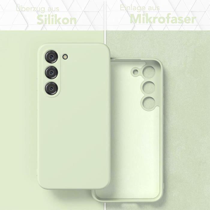 Coque - Samsung - Galaxy S24 Plus - Silicone Liquide - Vert Mat - Ultra Fine - Anti-Rayures