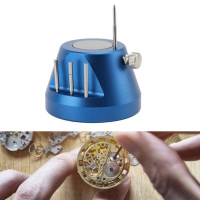 Strap Link Pin Remover with 4 Pin Screw Base Wear Resistant Portable Watch Link Removal Kit for Bracelet Repairing