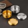 ZISIZ Creative Stainless Steel Rice and Soup Bowl