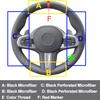 Hand Sewing Car Steering Wheel Cover Funda Volante For BMW M Sport G30 G31 G32 G20 G21 G14 G15 G16 G01G02 G05 Car Accessories