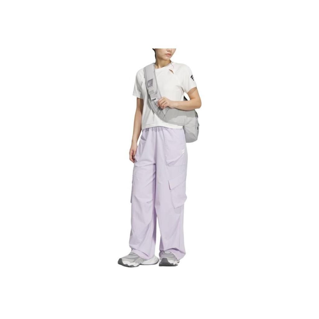Adidas Fos Woven Tracksuit Bottoms Fashion Loose Cool Feeling Cargo Casual Sports Long Pants Women Bottoms KF0708