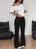 New European and American fashion suit diagonal shoulder solid color T-shirt trousers two-piece suit, diagonal shoulder short-sleeved trousers cover
