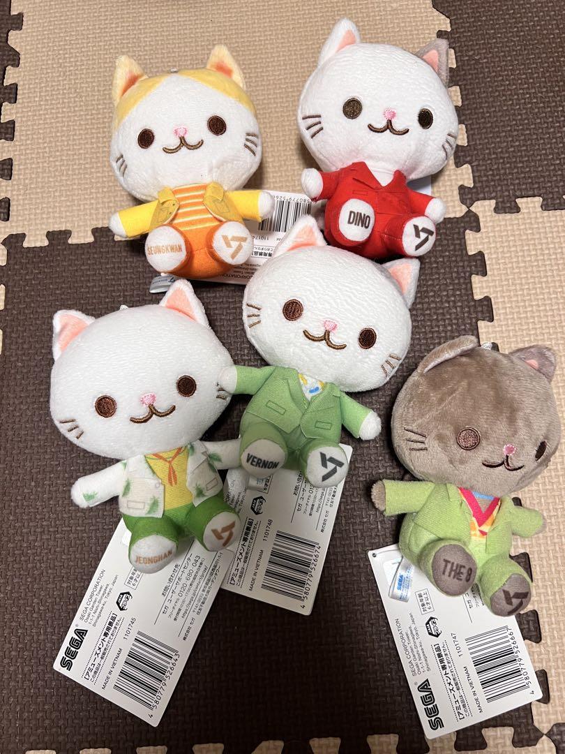 

[USED] SEVENTEEN Cat Keychain K-POP