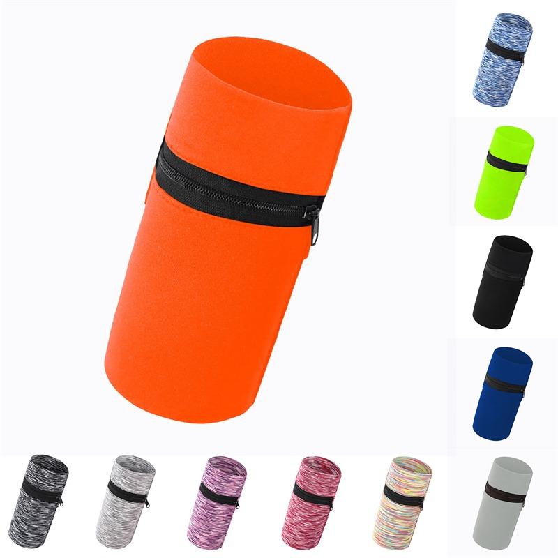 Unisex Wristband Wrist Wallet Pouch With Zipper For Fitness Sports Mini Running Gym Cycling Coin Purse Bags