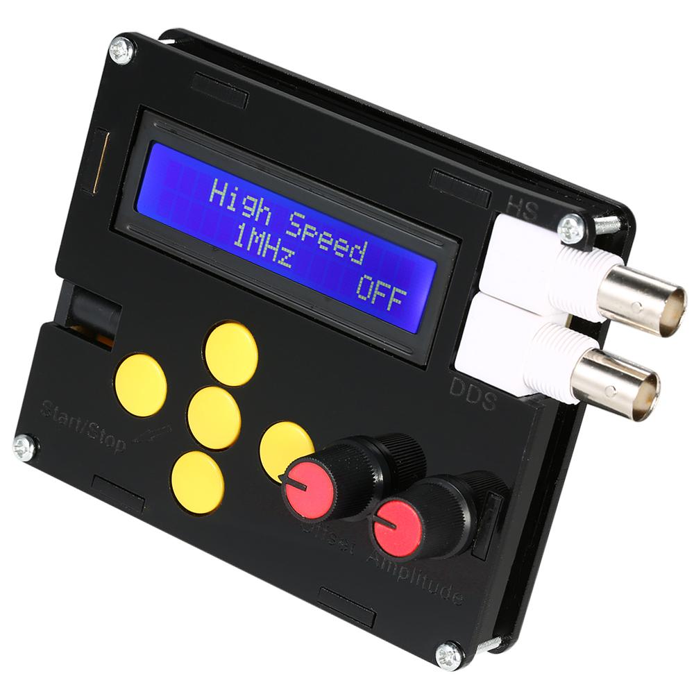 DDS Function Low Frequency Signal Generator 1Hz-500kHz Frequency Sine/Triangle/Square/Sawtooth/ECG/Noise Output  Amplitude
