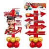 May Day Labor Day Balloon Décor for Malls, Stores, Business Halls, and School Events